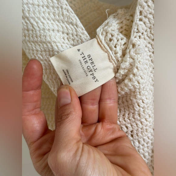 •Spell• Let The Sunshine In Crochet Dress. Never worn. - Picture 9 of 10